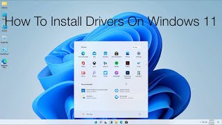 How To Install Drivers On Windows 11  Step By Step [upl. by Whitaker]