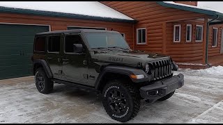 2021 Jeep Wrangler Willys EcoDiesel  POV Drive amp Detailed Owners Review [upl. by Isidora]