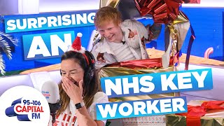 Ed Sheeran Surprises NHS Key Worker Who Lost Christmas 🎁  Capital [upl. by Wiencke]