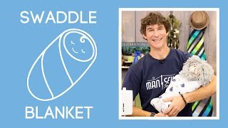 Easiest Swaddle Baby Blanket Ever [upl. by Atalee]