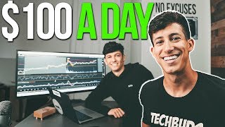 HOW TO MAKE 100 A DAY AS A BEGINNER INVESTOR [upl. by Petronia360]