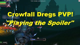 Crowfall Dregs Siege PVP  Playing the Spoiler [upl. by Shela]