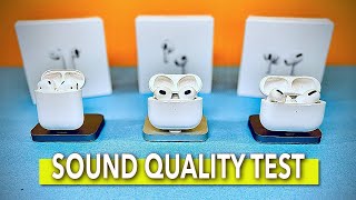 Do The New Apple AirPods Sound Amazing AirPods 2nd Gen vs 3rd Gen vs AirPods Pro [upl. by Corsiglia]