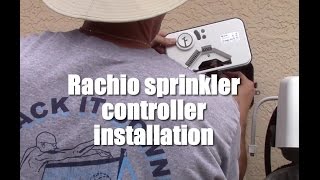 Installing my Rachio V2 wifi sprinkler controller [upl. by Nicolais]