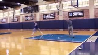 Dirk Nowitzki Unorthodox training with His Mentor [upl. by Llerad]