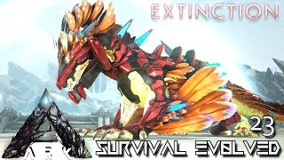 ARK EXTINCTION  ROCK DRAKE IN EXTINCTION   ARK SURVIVAL EVOLVED GAMEPLAY E23 [upl. by Nattirb712]