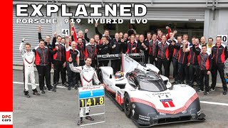 Porsche 919 Hybrid Evo Explained [upl. by Ycart]