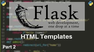 Flask Tutorial 2  HTML Templates [upl. by Defant808]