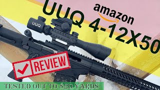 UUQ 412x50 rifle scope review [upl. by Moyers856]