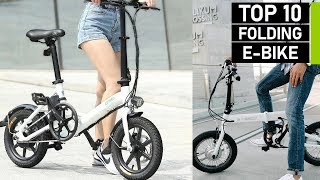 Top 10 Most Powerful Folding Electric Bikes to Buy [upl. by Lekim]