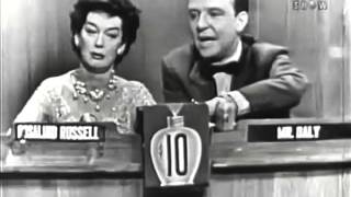 Rosalind Russell on quotWhats My Linequot Jan 5th 1955 [upl. by Appleton]