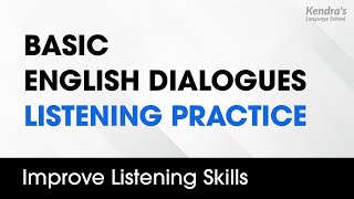 Basic English Dialogues Listening Practice [upl. by Schiffman711]