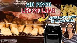 Air Fryer Leg Of Lamb bone in leg of lamb [upl. by Katsuyama559]