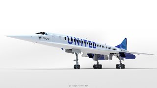 United goes supersonic  Boom Supersonic [upl. by Annaoi]