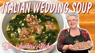 ITALIAN WEDDING SOUP  WINTER SOUPS [upl. by Herm170]