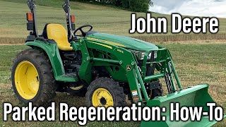 John Deere Parked Regeneration Process [upl. by Gabriellia]