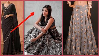 DIY  ALine Lehenga cutting and stitching in just 10 minutes Reuse Old sareeFabric [upl. by Rebane321]