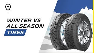 How to choose between winter tires and allseason tires  Michelin [upl. by Rellim]