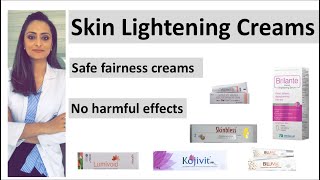 Safe skin lightening creams how to reduce dark spots  best fairness creams  dermatologist [upl. by Feigin]