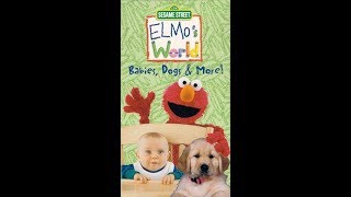 Elmos World Babies Dogs amp More 2000 VHS Full Screen [upl. by Aiksa]