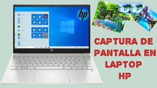 como hacer capturas de pantalla en laptop HP [upl. by Atled]