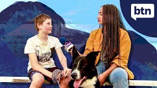 Bushfire Kids Visit  Behind the News [upl. by Abehsat]