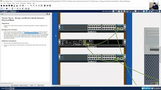 1781 Packet Tracer  Design and Build a Small Network  Physical Mode [upl. by Ettolrahc464]