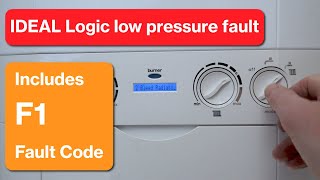 IDEAL Logic low pressure fault  Refill tutorial [upl. by Row]