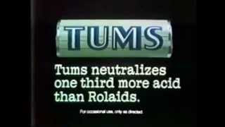 Tums Tablets Commercial 1979 [upl. by Enos222]