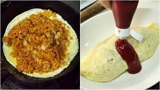 How to make Omurice Japanese Omelette Rice [upl. by Barsky]