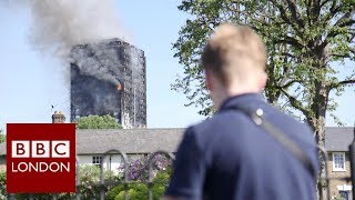 Survivors stories from the Grenfell Tower fire  BBC London News [upl. by Adekam]