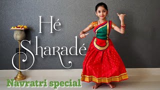 He Sharade  classical dance  Bharatanatya  Kannada dance  Ishanvi Hegde [upl. by Einallem]