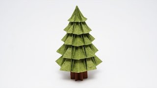 ORIGAMI CHRISTMAS TREE v2 Jo Nakashima [upl. by Lavicrep]