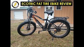 ECOTRIC 26 Inch Fat Tire E Bike Review [upl. by Lerner692]