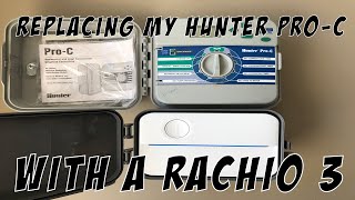 Replacing my Hunter Sprinkler Controller with a RACHIO 3 Controller [upl. by Vasili861]