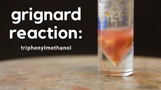 Grignard Reaction Triphenylmethanol [upl. by Neelia]