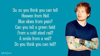 Ed Sheeran  Wish You Were Here Lyrics [upl. by Lawton]