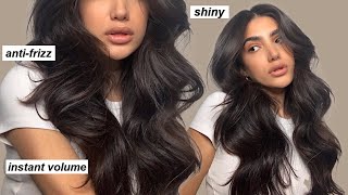 VOLUMINOUS BOUNCY HAIR TUTORIAL [upl. by Nahtiek]