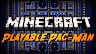 Minecraft MiniGame PLAYABLE PACMAN ARCADE [upl. by Heim968]