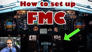 Full FMC setup  Boeing 737NG [upl. by Weingartner]