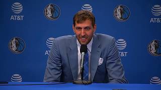 Dirk press conference after announcing retirement [upl. by Lobiv]