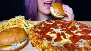 ASMR DOMINO’S PIZZA MCDONALD’S FILETOFISH amp FRIES MUKBANG Whispering THE ASMR BRO’S FAV MEAL [upl. by Ready]