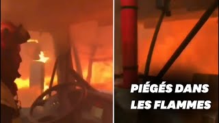 Incendie à Martigues les images angoissantes de pompiers pris au piège [upl. by Dougal454]