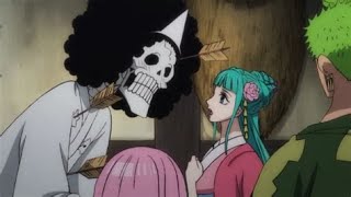 Brook Found That Zoro amp Hiyori Sleeping Together I One Piece Episode 938 [upl. by Eeramit]