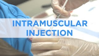 How To Perform an Intramuscular Injection [upl. by Ahseenak]