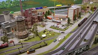 The Biggest Model Railroad Layout in HO Scale with more than 200 Model Trains made by Marklin [upl. by Christen]