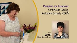 Peritoneal Dialysis CCPD  Preparing for Treatment [upl. by Mcconaghy872]