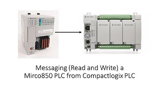 Messaging a Micro850 from Compactlogix PLC [upl. by Teodoor377]