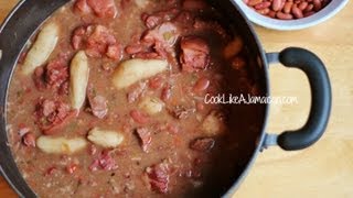 Jamaican Stew Peas Recipe Video [upl. by Lev]