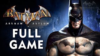 Batman Arkham Asylum  Full Game Walkthrough in 4K [upl. by Thomasa]